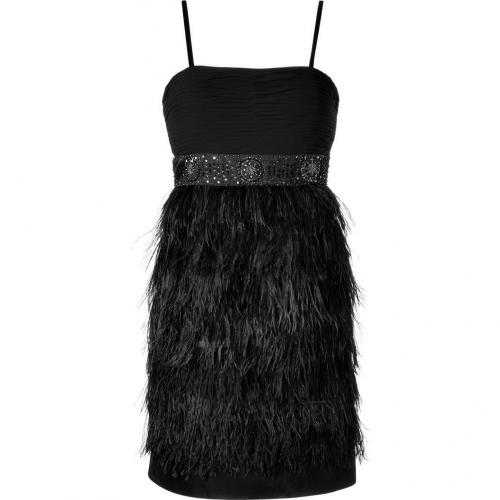 Steffen Schraut Black Charlotte Feather Dress