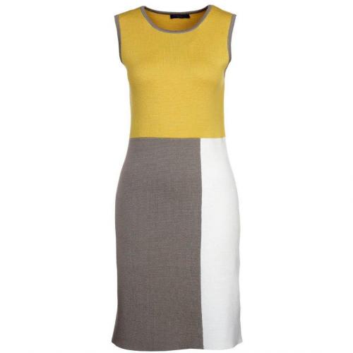 Strenesse Blue Strickkleid yellow/taupe 