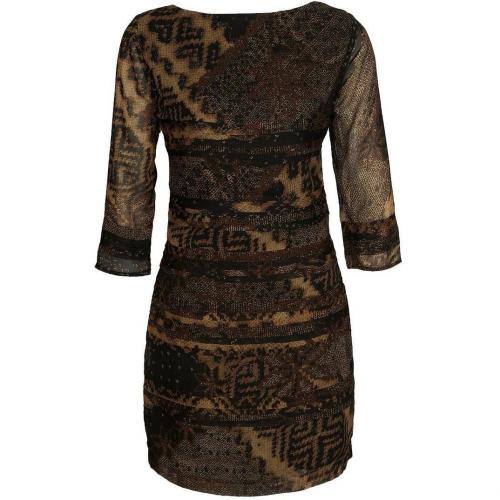 Supertrash Demi Cocktailkleid / festliches Kleid patchwork natural 