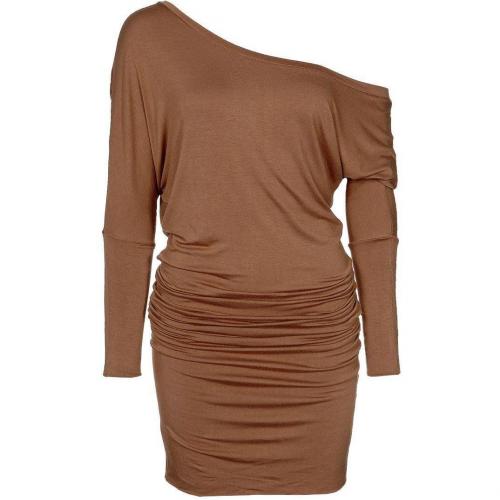 Supertrash Jerseykleid caramel 