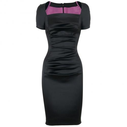 Talbot Runhof Black Dress Bordeaux 3