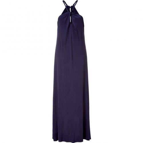 Tara Jarmon Nightblue Neck Holder Maxi Dress