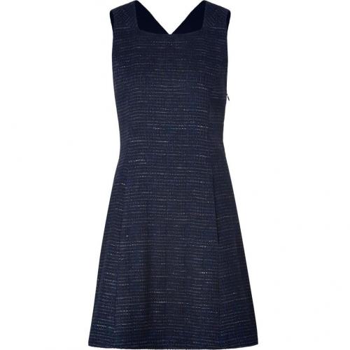 Theyskens Theory Black/Blue Knit Diklah Dress