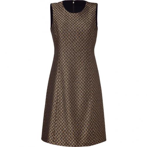 Theyskens Theory Golden Multicolor Woven Daxie Faize Dress
