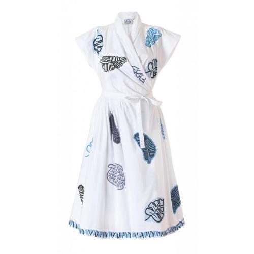 Thierry Colson Isolde Kleid Weiss