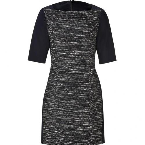 Tibi Black/Cream Boulce Knit Dress