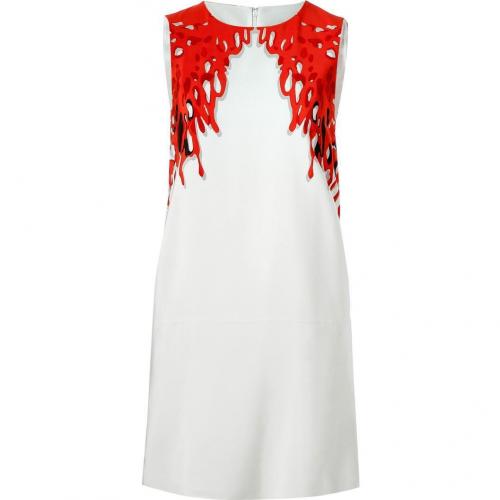 Tibi Coral-Multi Silk Dress