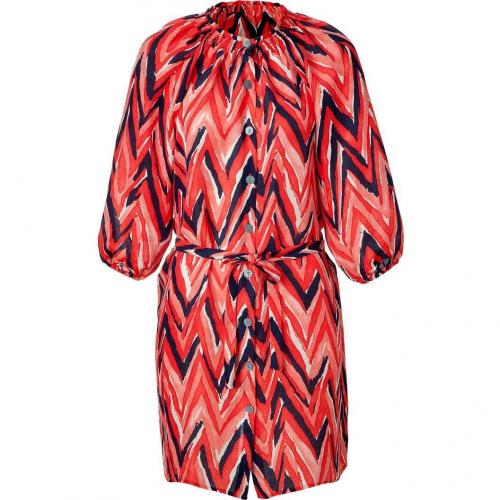 Tucker Red Mini Shirt Dress