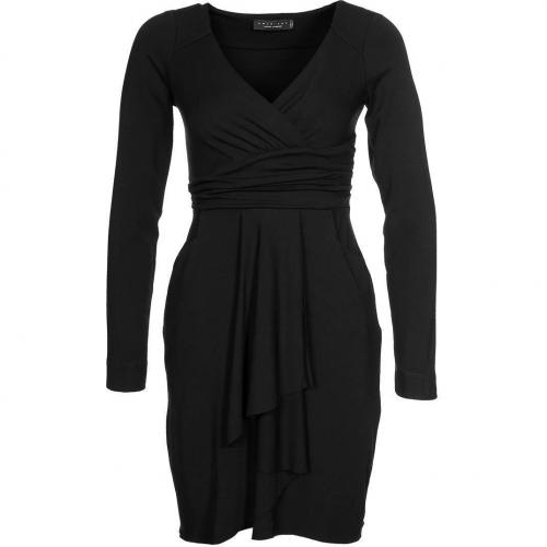 Twin Set Jerseykleid nero mit Ärmeln 