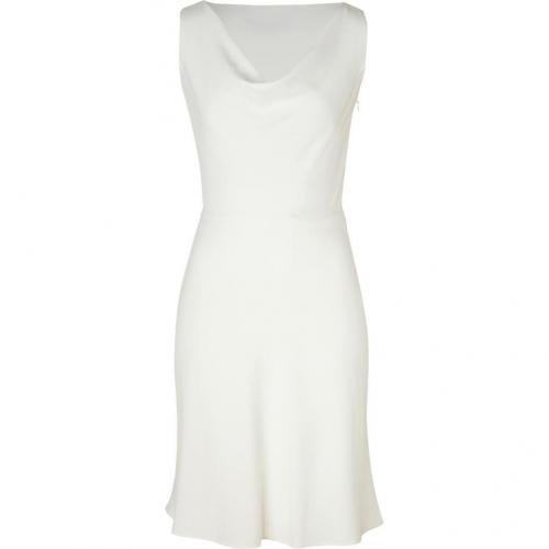 Valentino Ivory Cowl Neck Dress