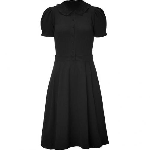 Valentino R.E.D. Black Lace Collar Dress