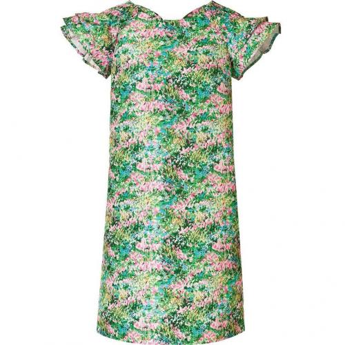 Valentino R.E.D. Green-Multi Floral Print Dress