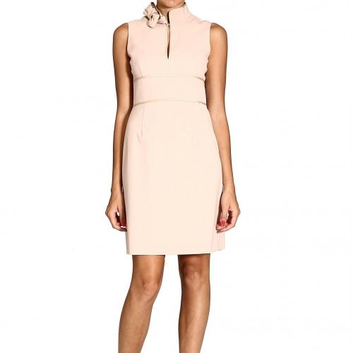 Valentino Sleeveless bow neck dress