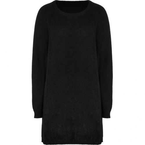 Vanessa Bruno Athé Black Mixed Knit Dress