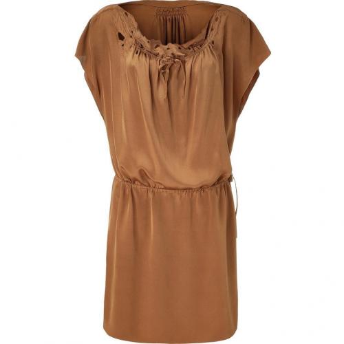Vanessa Bruno Brown S/S Silk Dress