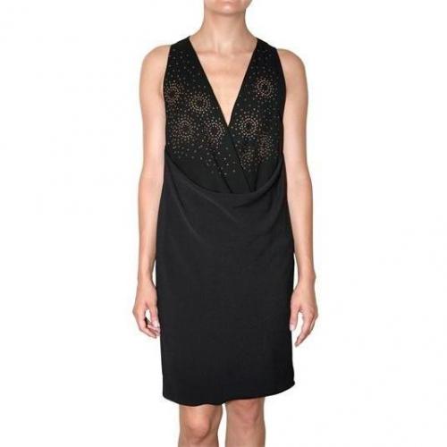Vanessa Bruno Gaufrè Crepe Dress Mit Nieten
