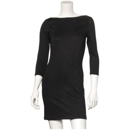 Velvet Jersey-Kleid Carla Schwarz