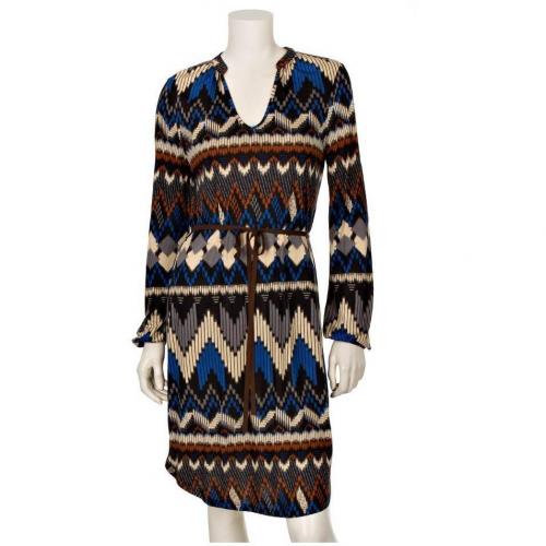 Velvet Kleid Ettao Blau