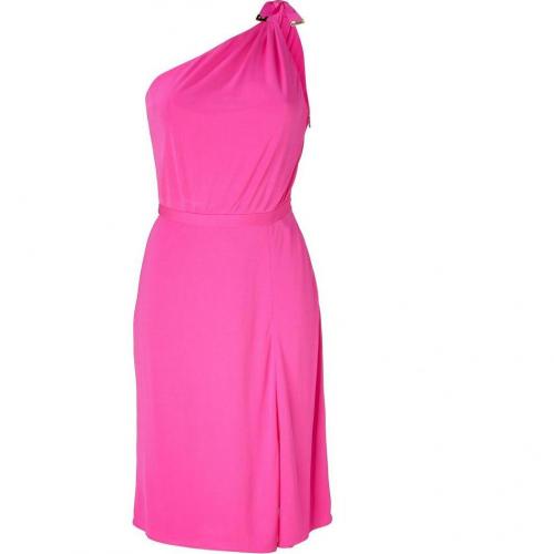 Versace Fuxia One Shoulder Dress