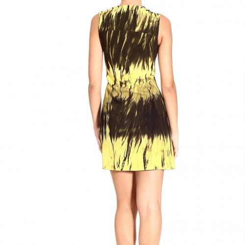 Versace Sleeveless laces print dress