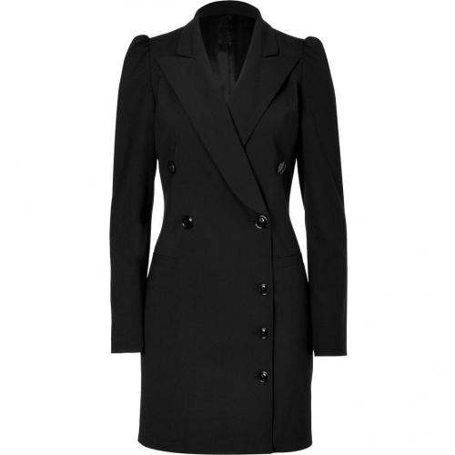 Viktor & Rolf Black Stretch Wool Blazer Dress