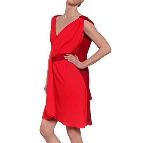 Vionnet Stretch Viskose Crepe Sable Kleid