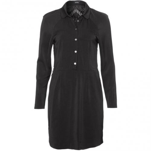 Whiite Elanor Blusenkleid black 