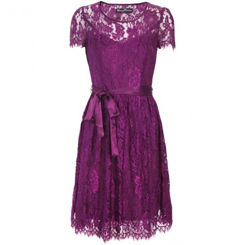Young Couture by Barbara Schwarzer Spitzenkleid Lila