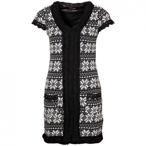 Yumi Finn Strickkleid black 