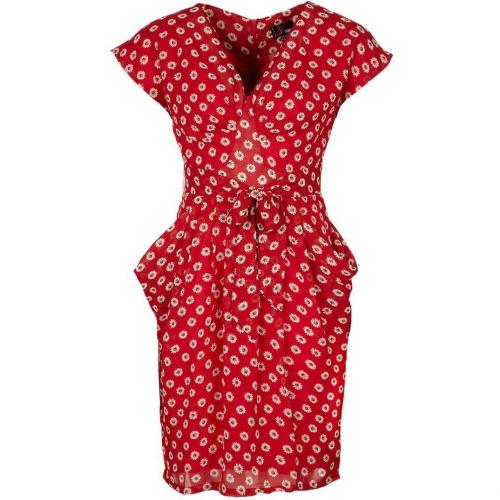 Yumi Winter Daisy Blusenkleid rust 